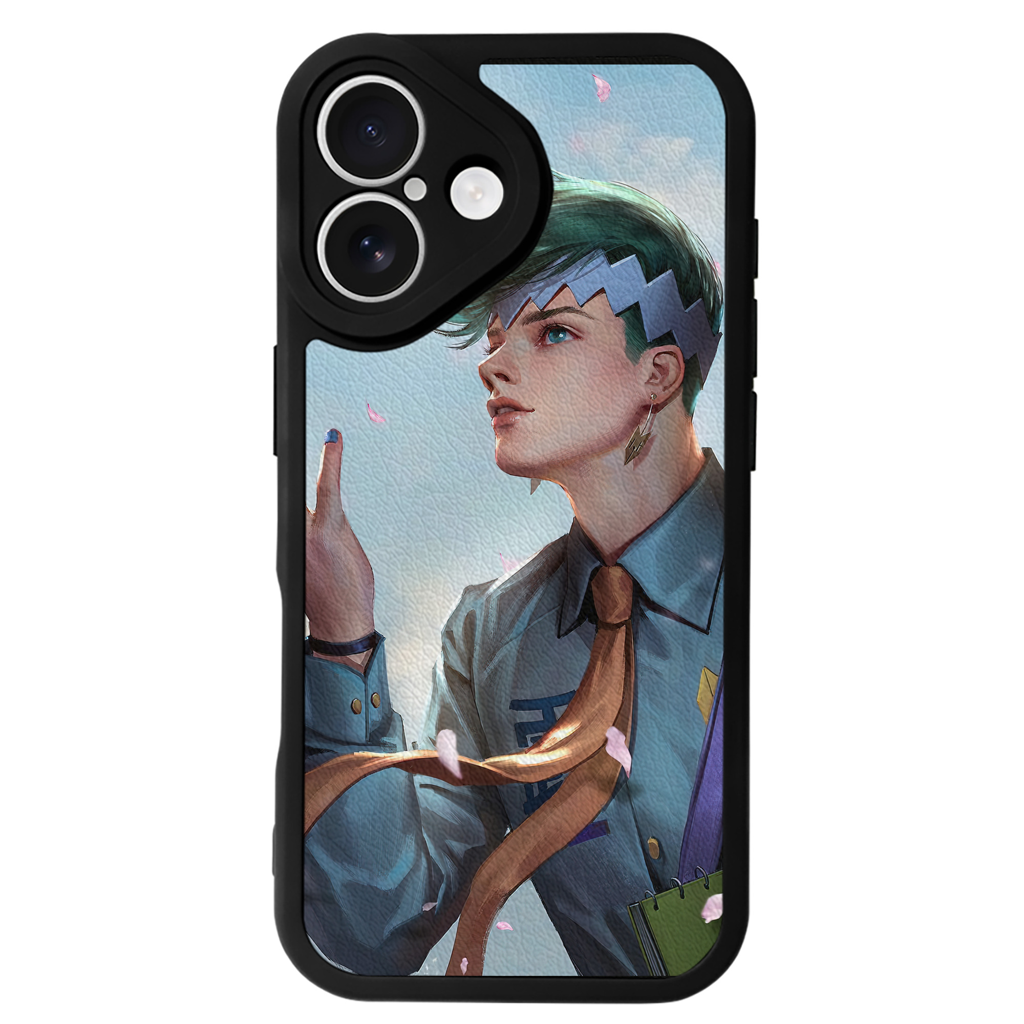 （画像用） ジョジョの奇妙な冒険 JoJo's Bizarre Adventure 【iPhone 16シリーズ対応】シリコンスマホケース（レザー調） 材質：シリコン